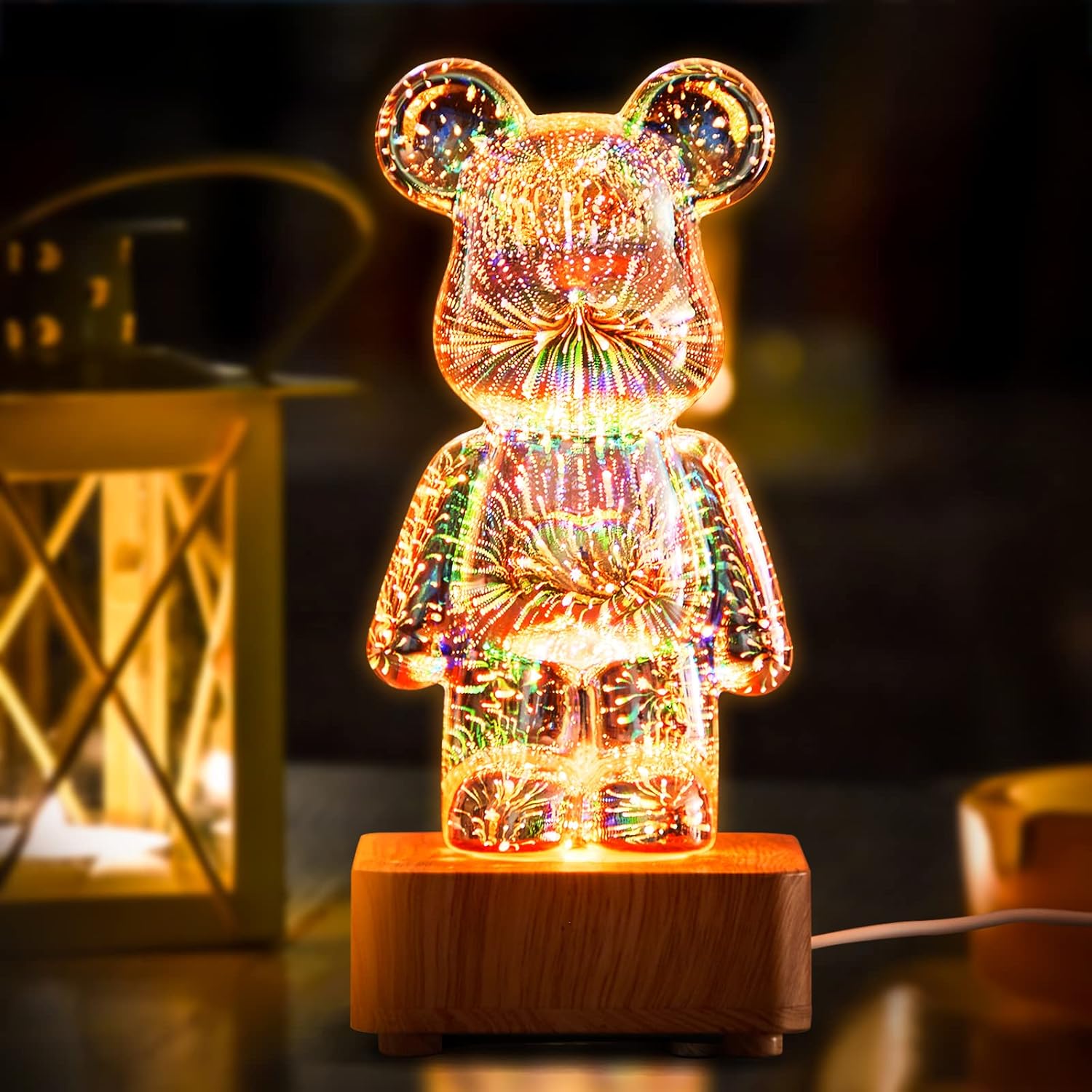 Teddy Bear Firework Lamp