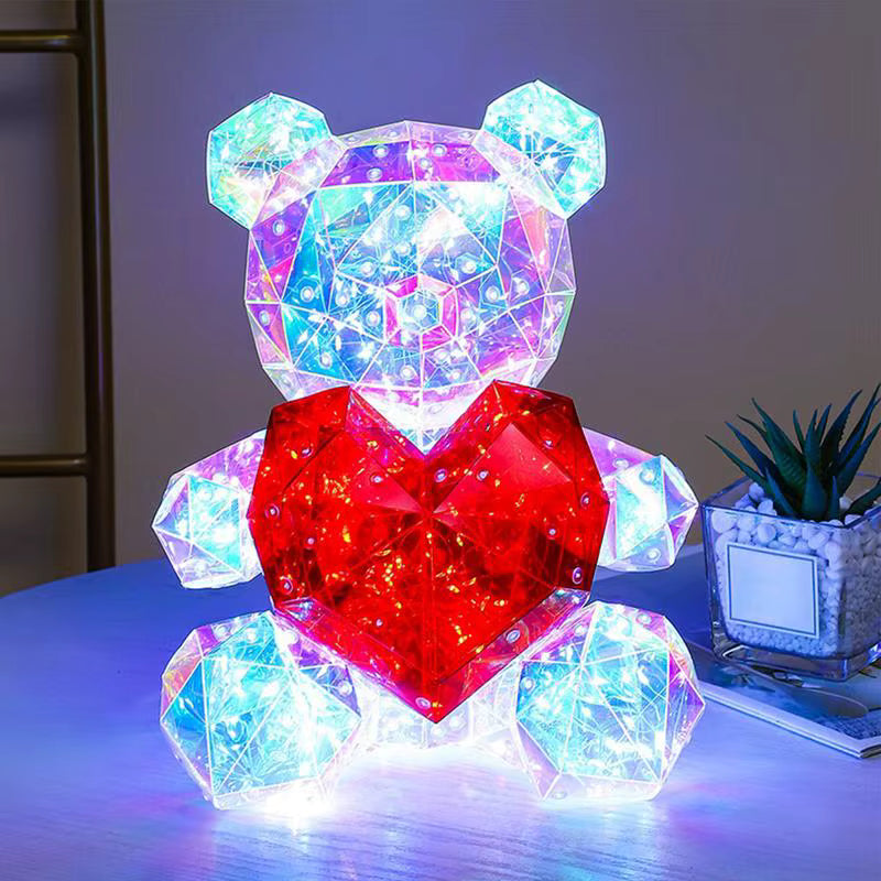 Luxaro Crystal Heart Bear