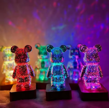 Teddy Bear Firework Lamp