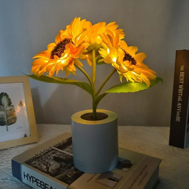 Luxaro Radiant Sunflower Lamp