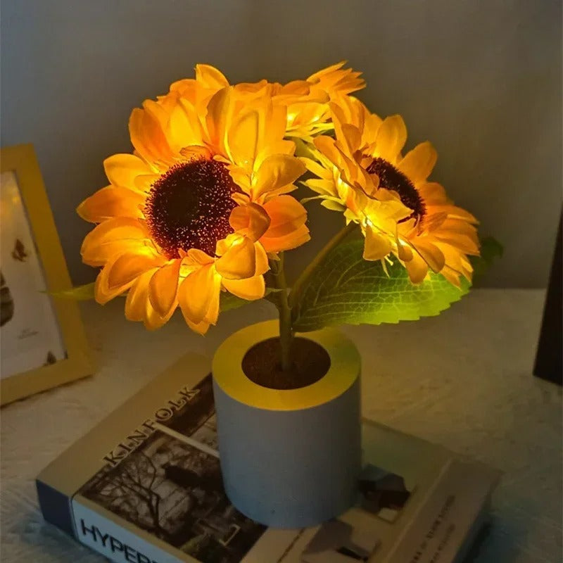 Luxaro Radiant Sunflower Lamp