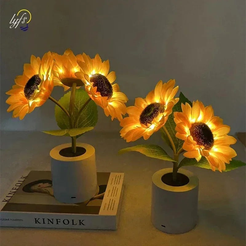 Luxaro Radiant Sunflower Lamp