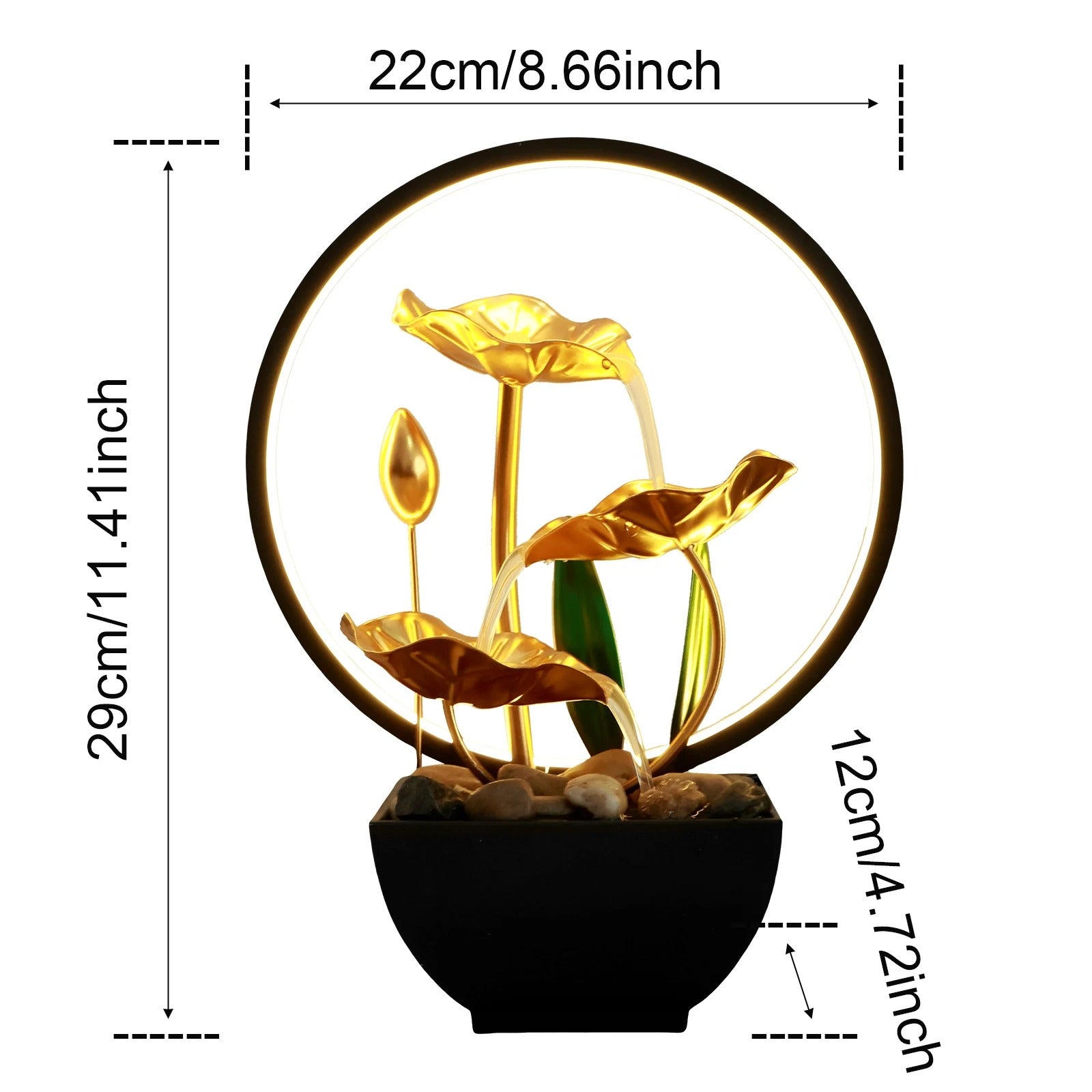 Luxaro Lotus Fountain